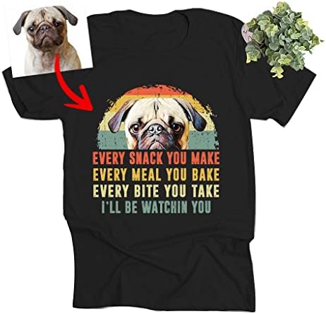 Pawarts, gledat ću vas smiješnu majicu za pse - grafičke majice prilagođene košulje za muškarce/žene