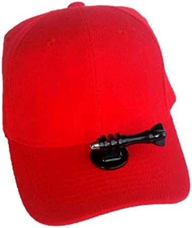 Ballcap s trajnim nosačem za GoPro® kamere, Streasteroo - Crveno